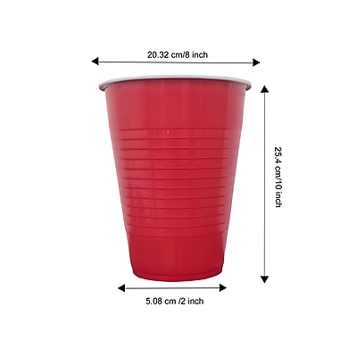 The Magic Balloons Store-Get the Party Started with 100 Piece Set of Red Beer Pong Glasses for Christmas, Bachelor, Cocktail, New Year and Wedding Parties - Liquid Capacity 450ml! The Magic Balloons Store-Get the Party Started with 100 Piece Set of Red Beer Pong Glasses for Christmas, Bachelor, Cocktail, New Year and Wedding Parties - Liquid Capacity 450ml!