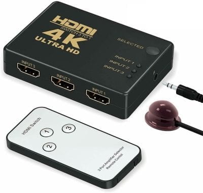 4K Ultra HD HDMI Switch 3 to 1 HDTV (Black) 4K Ultra HD HDMI Switch 3 to 1 HDTV (Black)