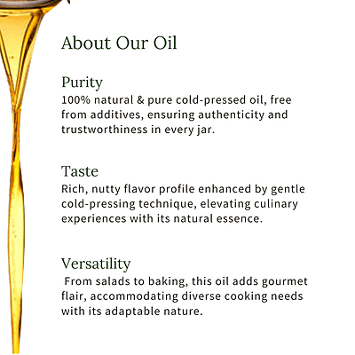 100 % Natural Nuts In A Jar Coldpress Sunflower Oil