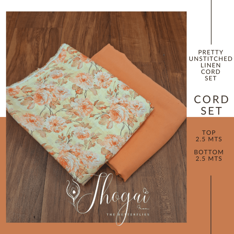LINEN COTTON CORD SET FLCCLCS23193