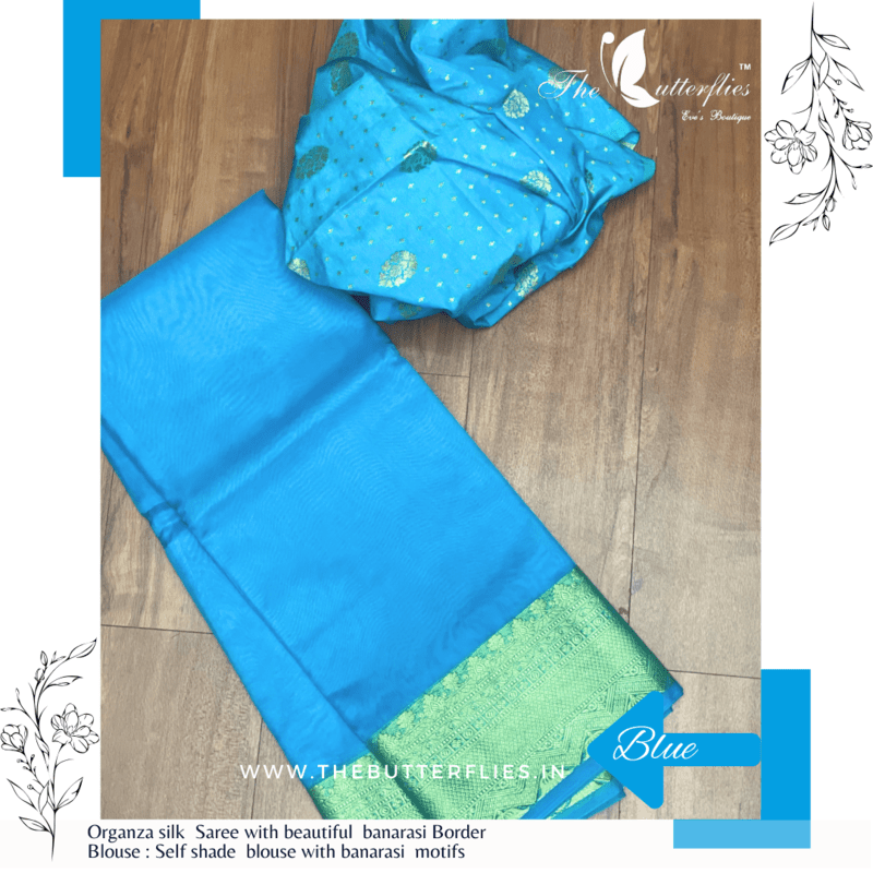 ORGANZA SILK SAREE USTSORZ2323 ORGANZA SILK SAREE USTSORZ2323