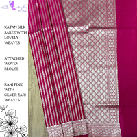 KATAN SILK SAREE   USTSSIL23488