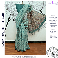 SEMI TUSSER SILK SAREE SFHSTSK23686