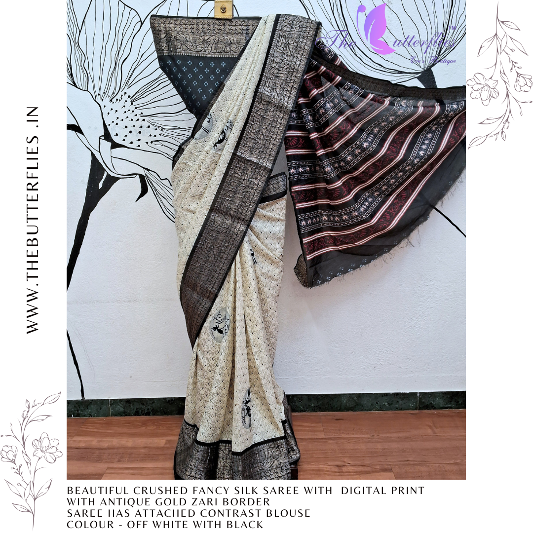 FANCY CRUSHED SILK SAREE RJASFSC24103 FANCY CRUSHED SILK SAREE RJASFSC24103
