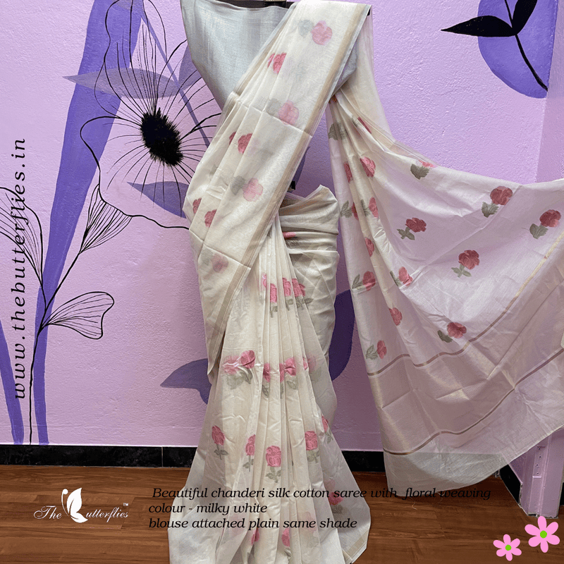 CHANDERI SILK COTTON SAREE NISSCDS24327 CHANDERI SILK COTTON SAREE NISSCDS24327
