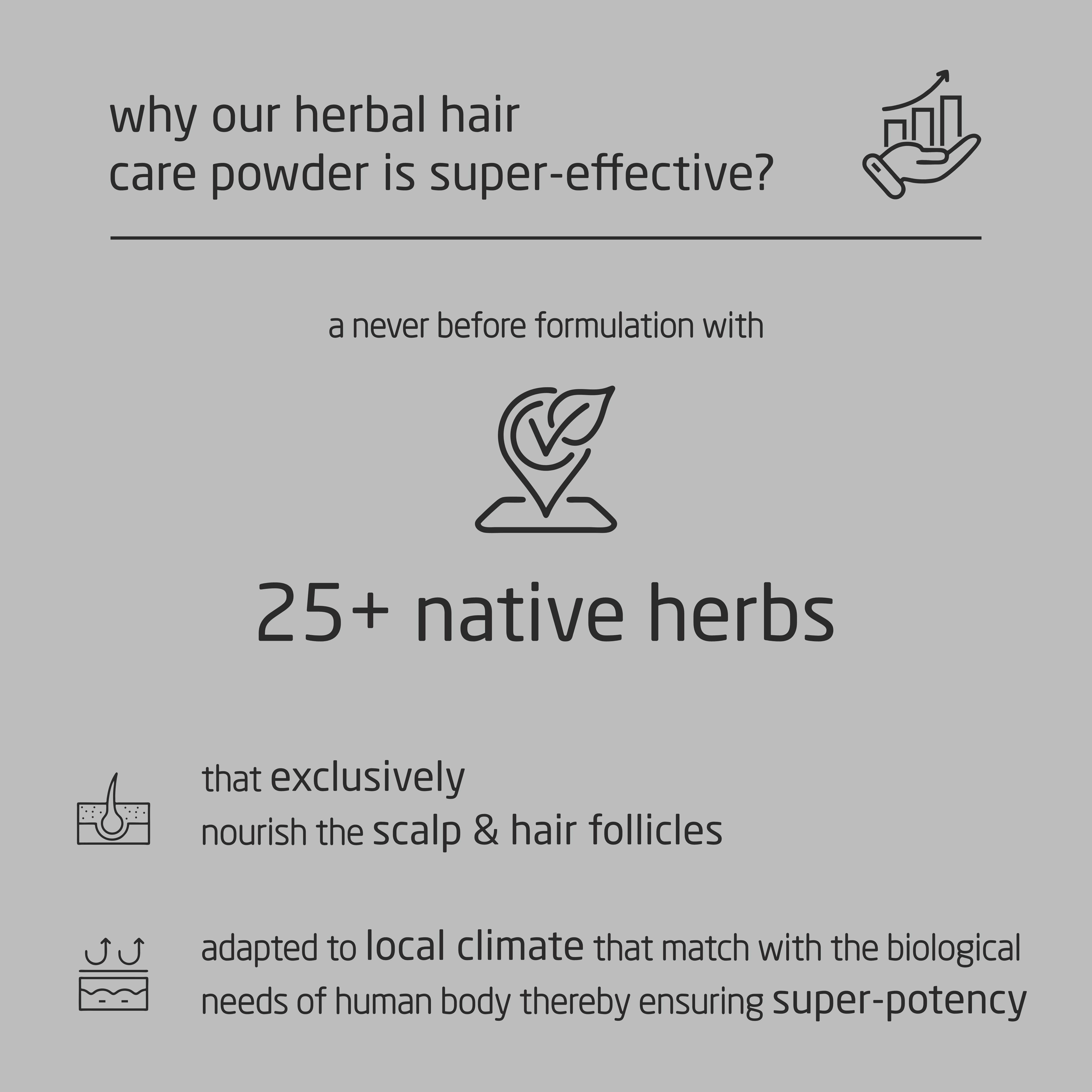 Super Premium Herbal Hair Care Powder - 100g Super Premium Herbal Hair Care Powder - 100g