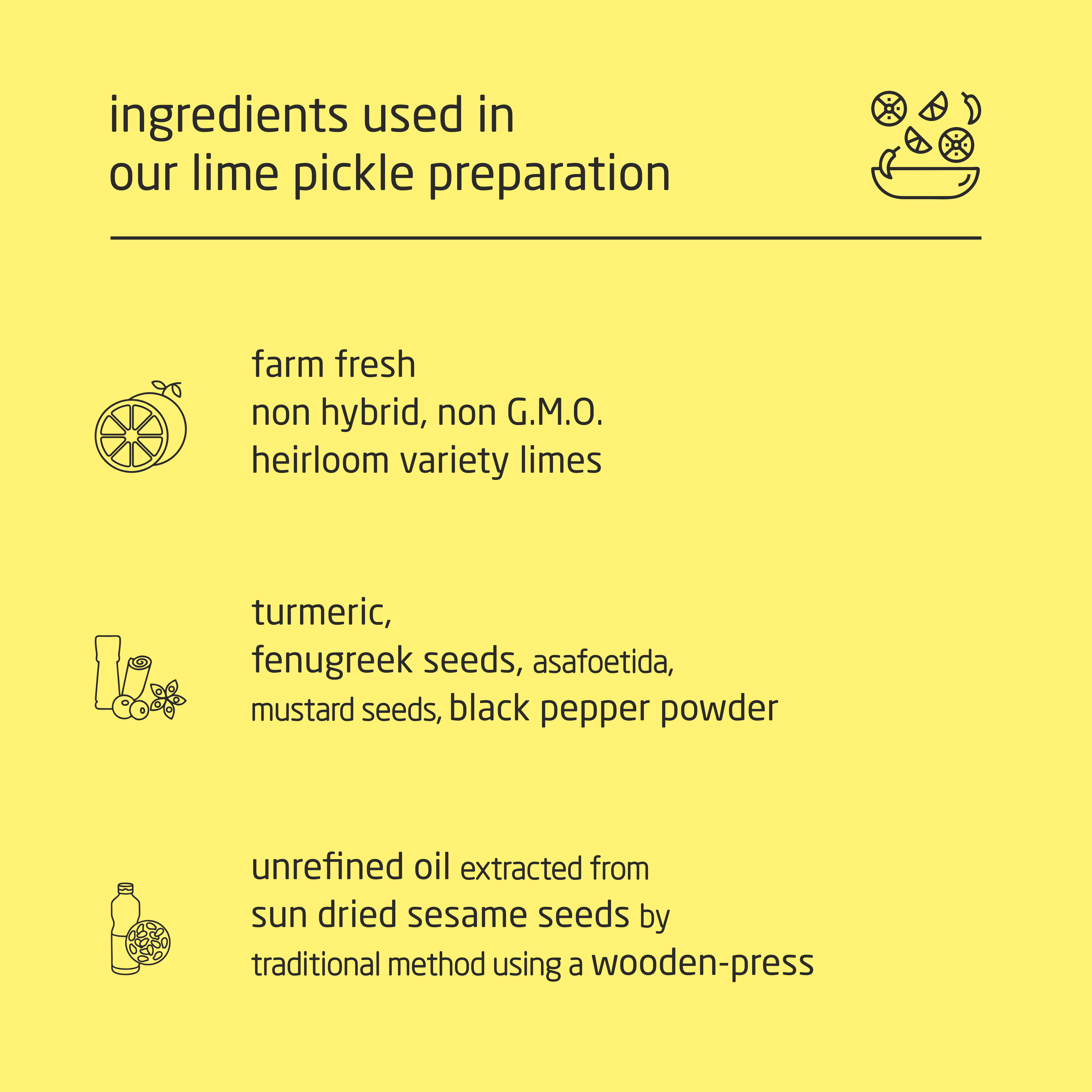 Premium Cold-Packed Pepper Lime Pickle – 185g Premium Cold-Packed Pepper Lime Pickle – 185g