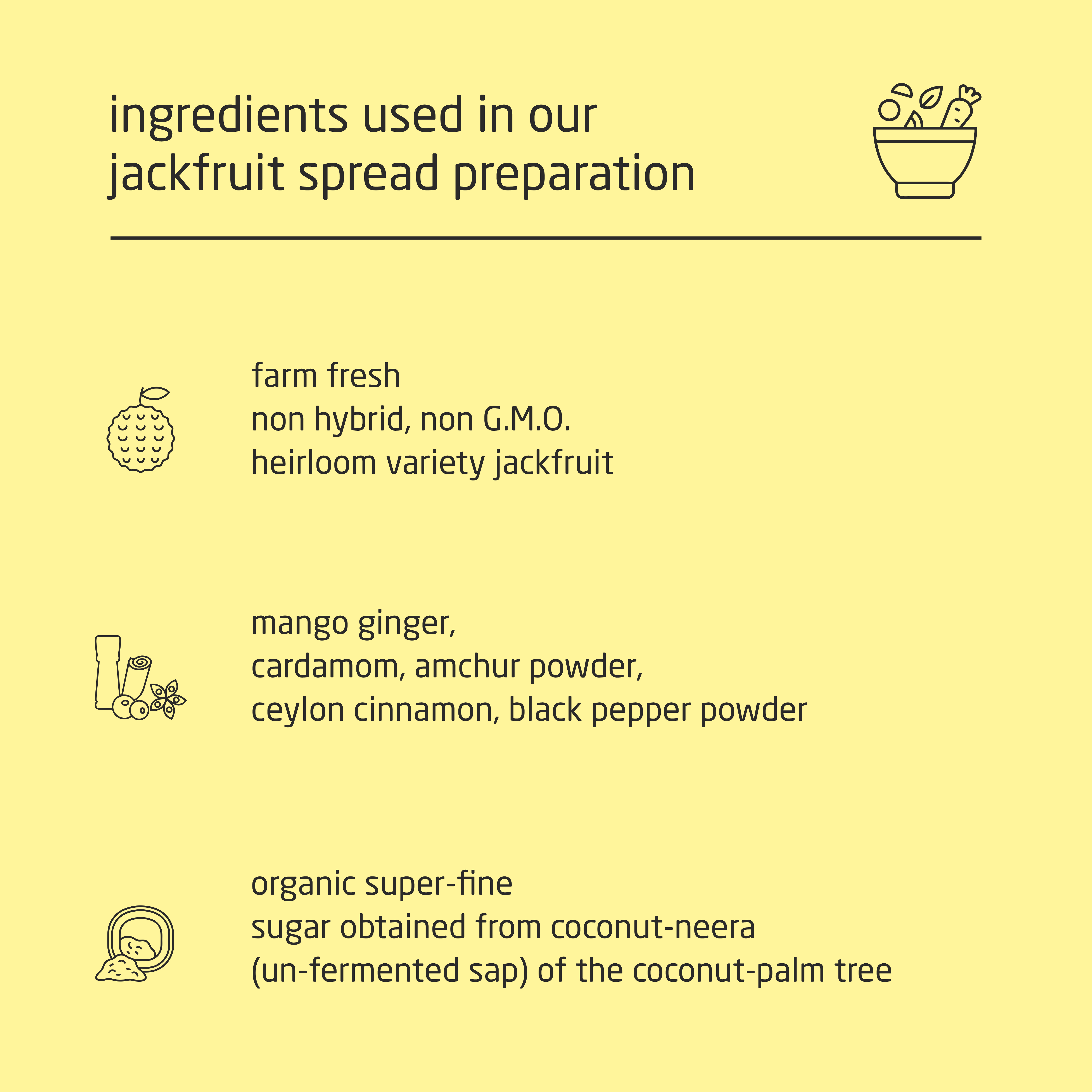 Premium Jackfruit Spread with Coconut Neera Sugar - 150g Premium Jackfruit Spread with Coconut Neera Sugar - 150g