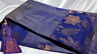 Sanjeevani Soft Luxury Silk Saree - Blue