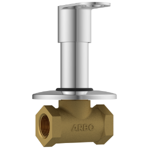 NE-1623 Concealed Stop Cock 15mm Body With Upper Part Set