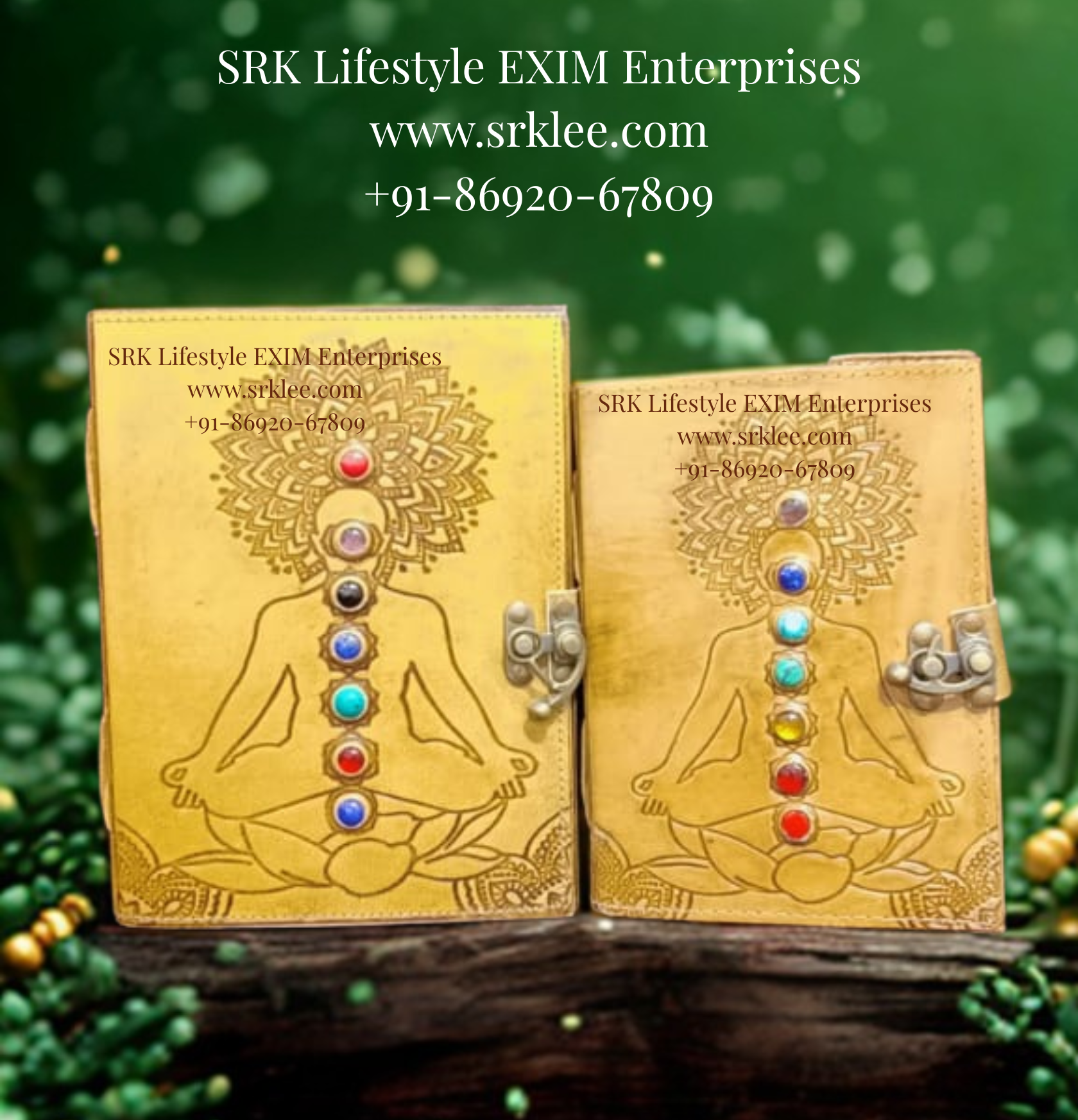 7 Chakra Diary - Off White (5-7 Inch). 7 Chakra Diary - Off White (5-7 Inch).