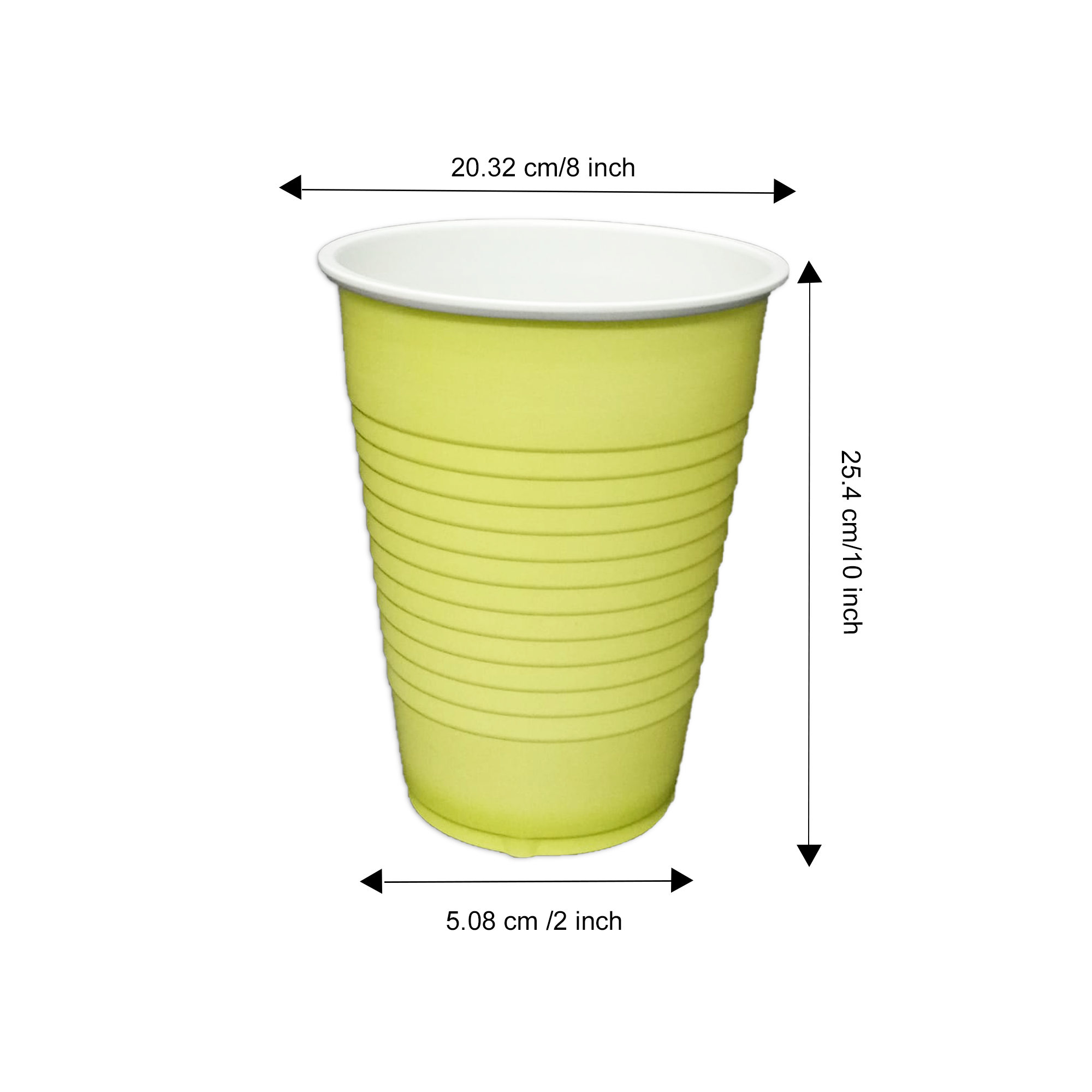 The Magic Balloons -Green Glass 360ml Reusable and Recyclable Green Drinking Cups Pack of 50pcs -12oz Leakproof Drinking Glasses Great for Cold Drinks Juices Games and More Party & Event Supplies