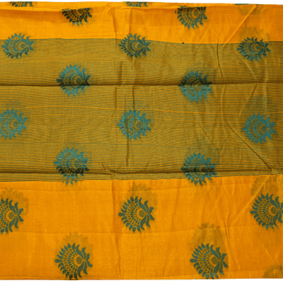 T.Meena Butta Saree (Yellow)