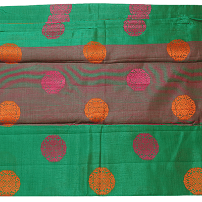 T.Meena Butta Saree (Green)