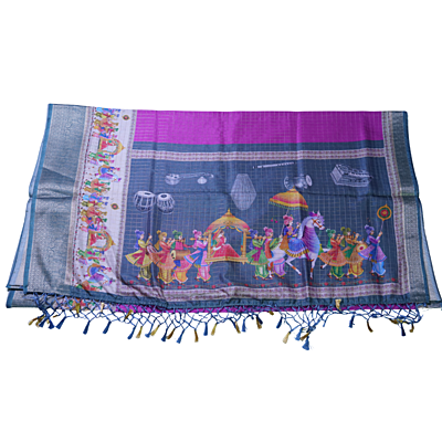 Art Fancy Saree (Pink)