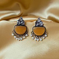 Kavya Studs- Yellow Kavya Studs- Yellow