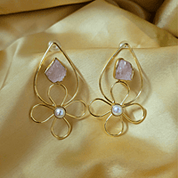 Ayesha Earrings- Baby Pink Ayesha Earrings- Baby Pink