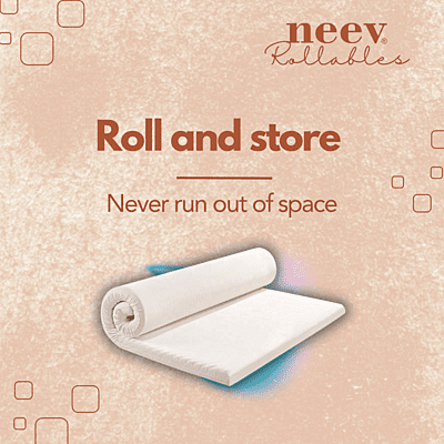Neev 2 Inches Hypersensitive Foam Rollable Topper