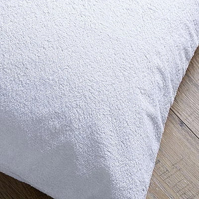 Terry Pillow Protector - White Terry Pillow Protector - White