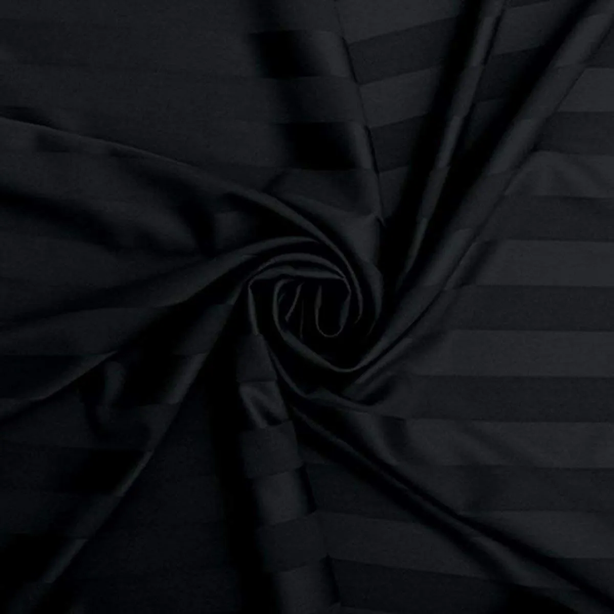 Sofrito Bedsheet Glace Cotton 300 TC - Striped - Black Sofrito Bedsheet Glace Cotton 300 TC - Striped - Black
