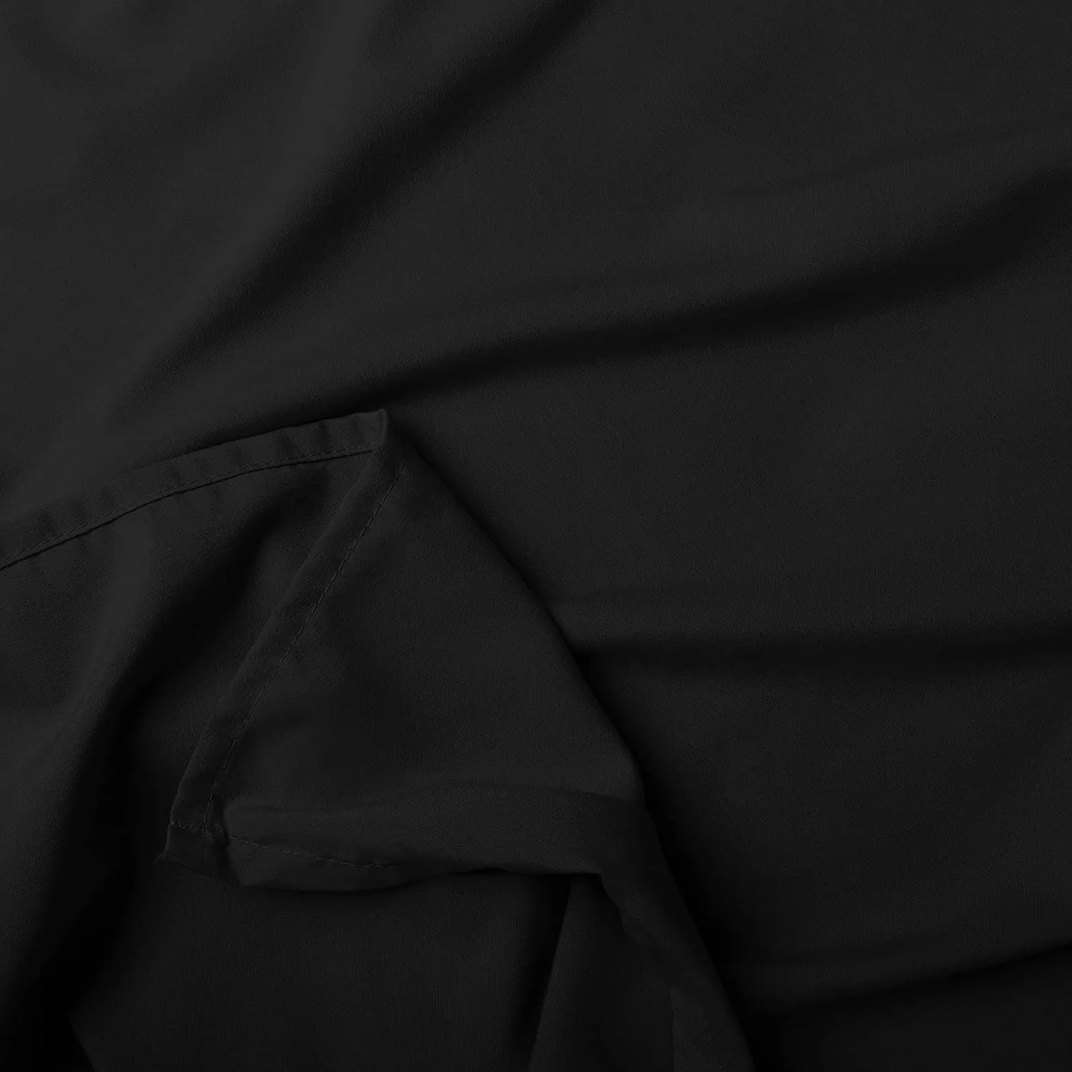 Sofrito Bedsheet Glace Cotton 300 TC - Plain - Black Sofrito Bedsheet Glace Cotton 300 TC - Plain - Black