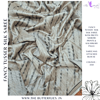 SEMI TUSSER SILK SAREE SFHSTSK23684