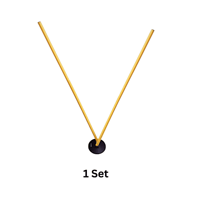 Foldable Slalom/Agility Poles for Turf (With 3 Hole Base)(Set of 6) Foldable Slalom/Agility Poles for Turf (With 3 Hole Base)(Set of 6)