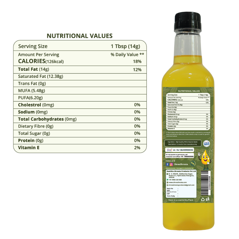 Wood-Pressed Sesame Oil