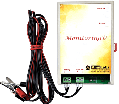 Monitoring@, SMS based Battery and AC supply monitoring System Monitoring@, SMS based Battery and AC supply monitoring System