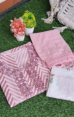 "Lehariya" Foil Print Suit Set "Lehariya" Foil Print Suit Set