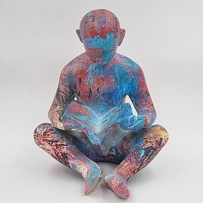 Colourful Man Sculpture