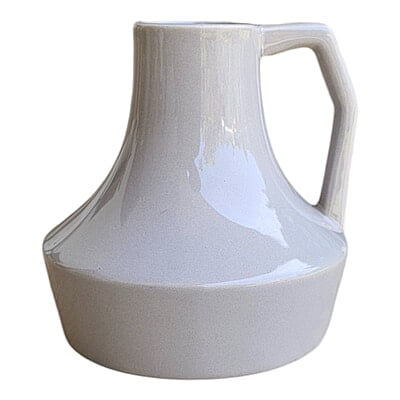 Grey vase with handle Grey vase with handle