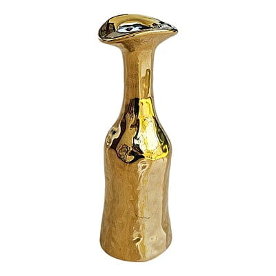 Vase long golden Vase long golden