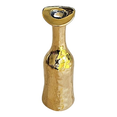 Vase long golden Vase long golden