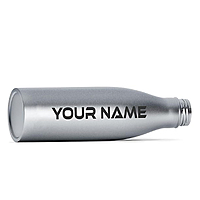 Cola Stainless Steel Customize Sipper Water Bottle Silver | Leak Proof for Fridge Home Office Travel School