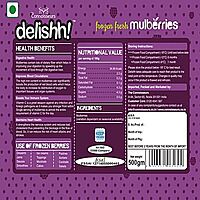Delish Imported IQF Frozen Mulberries – 1 Kg