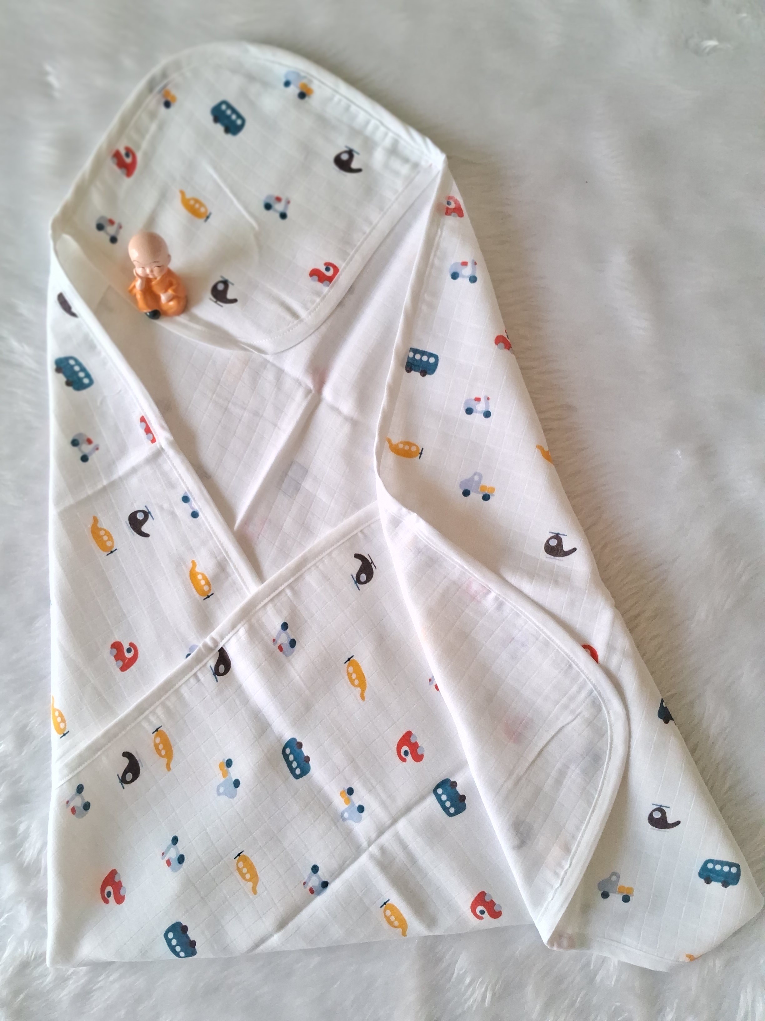 Cap Towel-Muslin