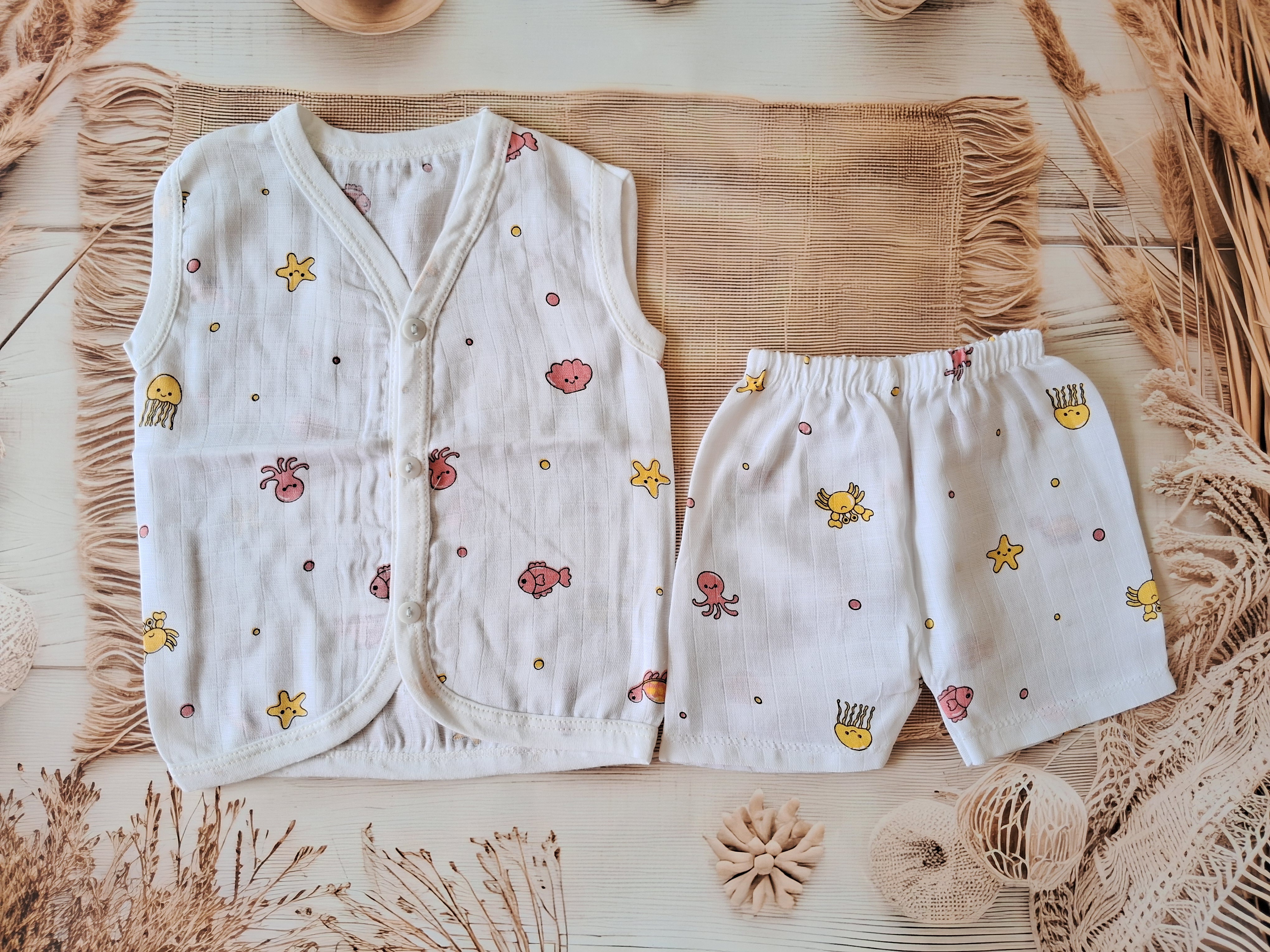 Muslin Jabla Set - Octopus Muslin Jabla Set - Octopus