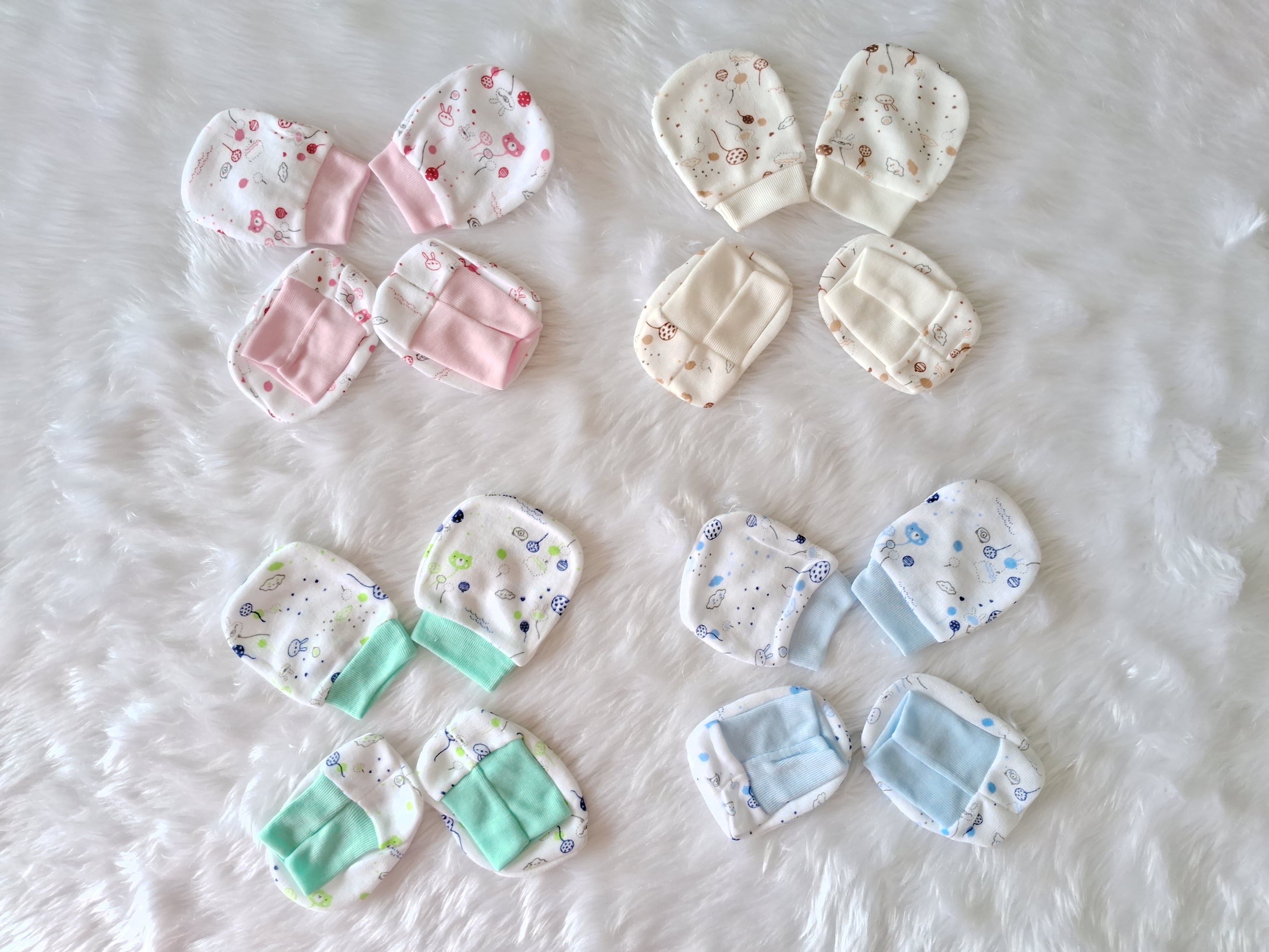 Mitten and Booties - Pack of 4 Mitten and Booties - Pack of 4