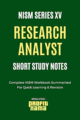 NISM SERIES XV Research Analyst Certification Examination Notes