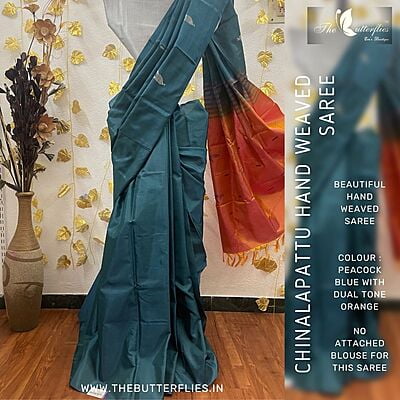 CHINNALAPATTU HAND WEAVED SAREE MDTSSIL22051