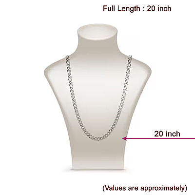 Silver Chain for Men - 21g 925 Silver Style Silver Chain for Men - 21g 925 Silver Style