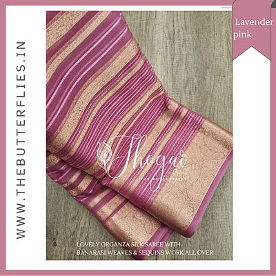 ORGANZA SILK SAREE PSSSORZ23086