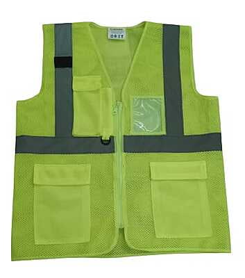 ISAFE NET GREEN REFLECTIVE JACKET ISAFE NET GREEN REFLECTIVE JACKET