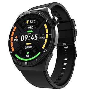 beatXP Vega X 1.43" (3.6 cm) Super AMOLED Display, One-Tap Bluetooth Calling Smart Watch