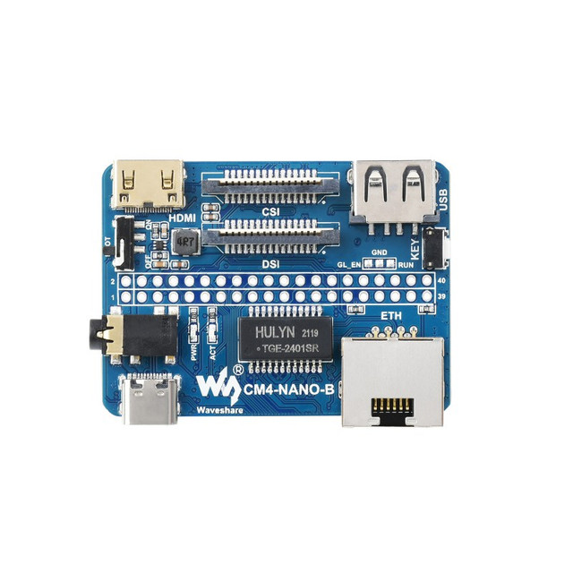 Nano Base Board (B) for Raspberry Pi Compute Module 4 Nano Base Board (B) for Raspberry Pi Compute Module 4