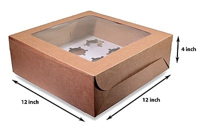 Qson Cup Cake Box 12CC