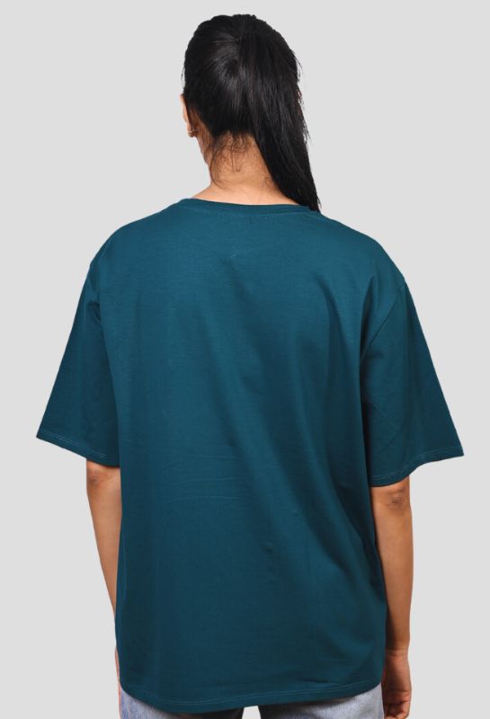 BROOKLYN TEAL GREEN LOOSE FIT T-SHIRT