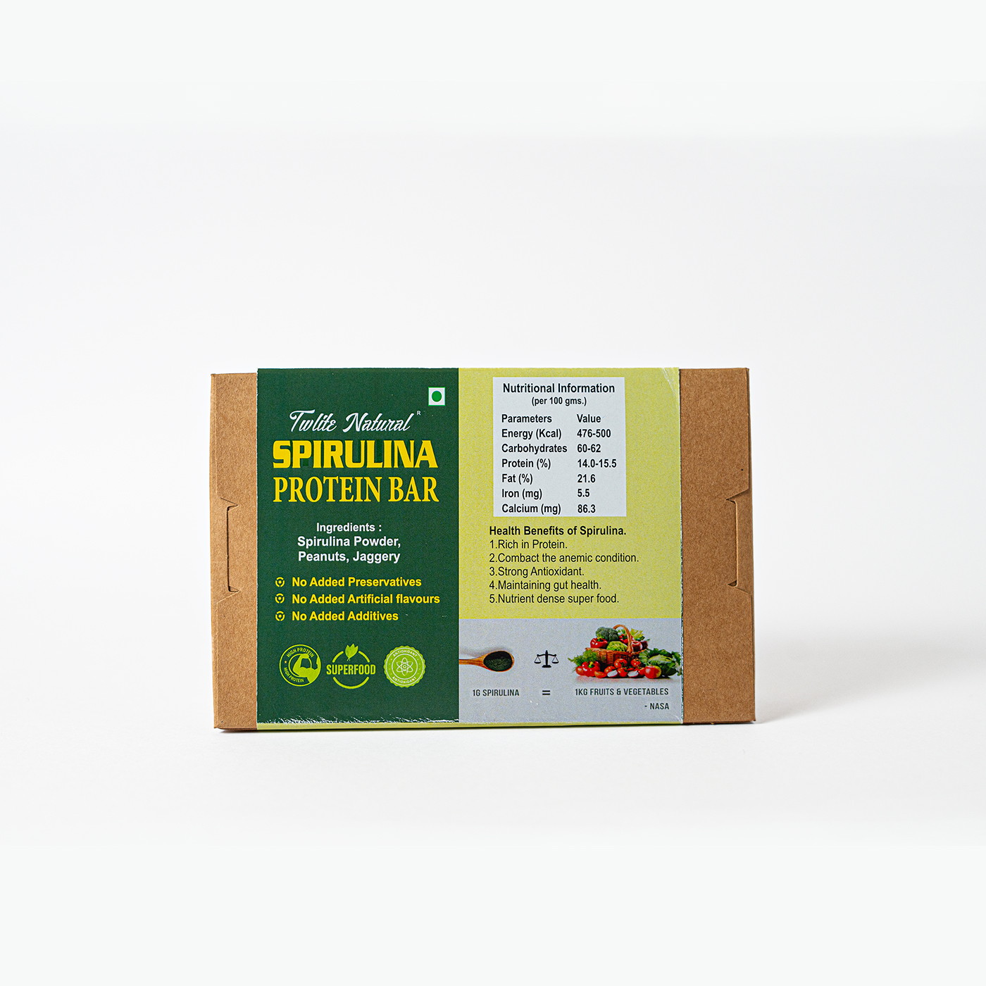 SPIRULINA PROTEIN BAR