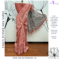 SEMI TUSSER SILK SAREE SFHSTSK23685